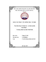 giới thiệu khái quát về trường chính trị tỉnh ninh bình