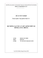 đồ án tốt nghiệp hệ thống gạt mưa và rửa kính trên xe honda civic 2008 ex