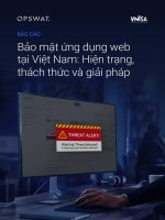 BẢO MẬT ỨNG DỤNG WEB TẠI VIỆT NAM: HIỆN TRẠNG, THÁCH THỨC VÀ GIẢI PHÁP
