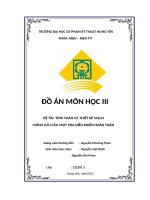 đồ án môn học iii đề tài tính toán và thiết kế mạch chỉnh lưu cầu một pha điều khiển hoàn toàn
