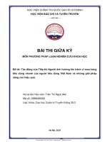 tác động của tiếp thị người ảnh hưởng lên hành vi mua hàng tiêu dùng nhanh của người tiêu dùng việt nam và những giải pháp nâng cao hiệu quả