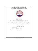 tiểu luận hp1 đường lối quốc phòng và an ninh những vấn đề cơ bản về lịch sử nghệ thuật quân sự việt nam
