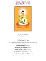 BẠCH Y THẦN CHÚ, KINH QUÁN ÂM CỨU KHỔ, MƯỜI HAI CÂU NGUYỆN CỦA ĐỨC QUÁN THẾ ÂM