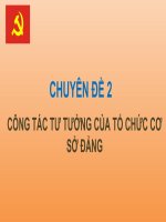 Bài 2  chương trình bồi dưỡng nghiệp vụ công tác Đảng dành cho bí thư chi bộ và cấp Ủy viên cơ sở
