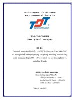 phân tích hoàn cảnh kinh tế xã hội việt nam giai đoạn 2008 2013 và đánh giá chất lượng hoạt động của phong trào công nhân và công đoàn trong giai đoạn 2008 2013