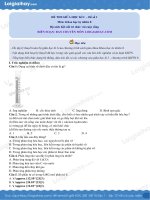 ĐỀ THI GIỮA HỌC KÌ I – ĐỀ SỐ 1 MÔN: KHOA HỌC TỰ NHIÊN 8 BỘ SÁCH KẾT NỐI TRI THỨC VỚI CUỘC SỐNG