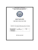 bài tập lớn chủ đề 12 xây dựng hệ thống mạng công ty greenbox