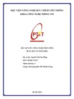 bài tập lớn công nghệ phần mềm đề 45 bán vé xem phim