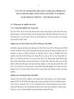 1 CÁC YẾU TỐ ẢNH HƯỞNG ĐẾN CHẤT LƯỢNG QUÁ TRÌNH XÂY DỰNG THƯƠNG HIỆU TUYỂN DỤNG TẠI CÔNG TY STARTUP (LƯỢC KHẢO LÝ THUYẾT – NGÔ THỊ BẢO NGỌC)