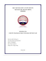 bài báo cáo chuyến tham quan bảo tàng báo chí việt nam