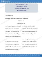 PHÂN TÍCH BÀI THƠ 