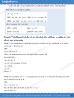 CHUYÊN ĐỀ 2: CÁC BÀI TOÁN GIẢI BẰNG PHÂN TÍCH CẤU TẠO SỐ