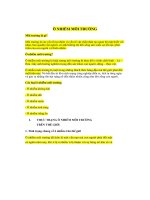 ô nhiễm môi trường