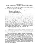 THUYẾT MINH MÔ TẢ GIẢI PHÁP VÀ KẾT QUẢ THỰC HIỆN SÁNG KIẾN NÂNG CAO HIỆU QUẢ CÔNG TÁC DÂN VẬN TRONG XÂY DỰNG NÔNG THÔN MỚI GIAI ĐOẠN 2023-2025 ĐIỂM CAO