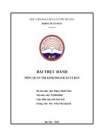 tìm hiểu mô hình tổ chức của các nhà xuất bản hiện nay lấy một nhà xuất bản và phân tích mô hình của nhà xuất bản đó
