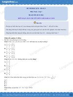 ĐỀ THI HỌC KÌ II – ĐỀ SỐ 13 MÔN: TOÁN - LỚP 7 BỘ SÁCH KẾT NỐI TRI THỨC