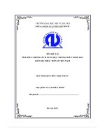 tìm hiểu chính sách giáo dục trong hiến pháp 2013 liên hệ thực tiễn ở việt nam