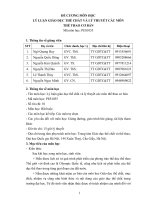 ĐỀ CƯƠNG MÔN HỌ C LÝ LUẬN GIÁO DỤC THỂ CHẤT VÀ LÝ THUYẾ T CÁC MÔN THỂ THAO CƠ BẢN