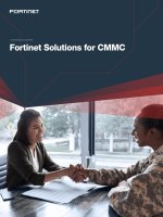 FORTINET SOLUTIONS FOR CMMC COMPARISON MATRIX