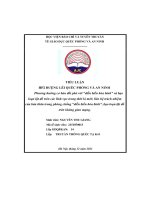 phương hướng cơ bản đối phó với diễn biến hòa bình và bạo loạn lật đổ trên các lĩnh vực trong thời kì mới liên hệ trách nhiệm của bản thân trong phòng chống diễn biến hòa bình bạo loạn lật đổ trên không gian mạng