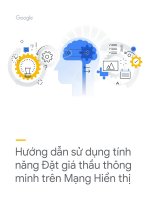 HƯỚNG DẪN SỬ DỤNG TÍNH NĂNG ĐẶT GIÁ THẦU THÔNG MINH TRÊN MẠNG HIỂN THỊ