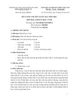 ĐỀ CƯƠNG CHI TIẾT GIẢNG DẠY MÔN HỌC KINH TẾ HỌC VĨ MÔ