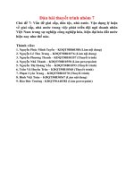 Vấn Đề giai cấp, dân tộc, nhà nước  vận dụng lý luận về giai cấp, nhà nước trong việc phát triển Đội ngũ doanh nhân việt nam trong sự nghiệp công nghiệp hóa,