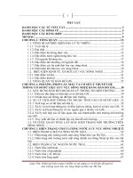 Luận văn thạc sĩ Kỹ thuật chuyên ngành Khoa học môi trường: Đánh giá hiện trạng ô nhiễm và xây dựng cơ sở dữ liệu để quản lý môi trường nước lưu vực sông Nhuệ tại khu vực Hà Nội