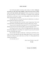 Luận văn thạc sĩ Chuyên ngành Quy hoạch và quản lý tài nguyên nước: Đánh giá ảnh hưởng của biến đổi khí hậu và phát triển kinh tế đến cân bằng nước của hồ chứa Namtien, tỉnh Sayaboury