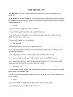 DÂY CHUYỀN LÂY TRONG DỊCH TỄ HỌC