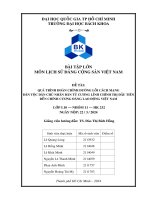 QUÁ TRÌNH HOÀN CHỈNH ĐƯỜNG LỐI CÁCH MẠNG DÂN TỘC DÂN CHỦ NHÂN DÂN TỪ CƯƠNG LĨNH CHÍNH TRỊ ĐẦU TIÊN ĐẾN CHÍNH CƯƠNG ĐẢNG LAO ĐỘNG VIỆT NAM