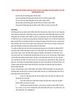 GIỚI THIỆU HỆ THỐNG GIÁM SÁT DỊCH TỄ HỌC CÁC BỆNH TRUYỀN NHIỄM CHỦ YẾU MÃ SỐ KHCN.11.03: