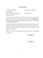 Luận văn thạc sĩ chuyên ngành Khoa học Môi trường: Đánh giá hiệu quả chính sách chi trả dịch vụ môi trường rừng đến quản lý và bảo vệ rừng đầu nguồn ở huyện Bắc Yên, tỉnh Sơn La