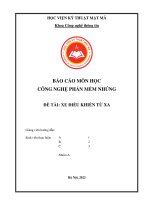 Dự Án xe Điều khiển từ xa (Báo cáo môn Kiểm thử phần mềm nhúng KMA - có kèm code)