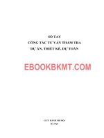 SỔ TAY - QUYỂN 2 CÔNG TÁC TƯ VẤN THẨM TRA DỰ ÁN, THIẾT KẾ, DỰ TOÁN - PHIÊN BẢN 1.0_2010