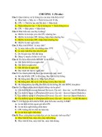 Câu hỏi Ôn tập Kiến trúc máy tính KMA (có đáp án)