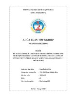 Khóa luận tốt nghiệp: Đề xuất kế hoạch chiến dịch truyền thông marketing tích hợp cho dòng sản phẩm mì tương đen của công ty ottogi việt nam bởi real up agency giai đoạn tháng 8 - tháng 9/2023