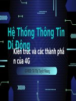 nhóm 7 kiến trúc và các thành phần của 4g