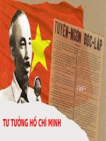 bối cảnh ra đời của bản tuyên ngôn độc lập