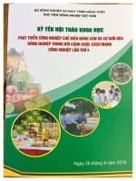 TIẾP CẬN NÔNG NGHIỆP 4 0 NHẰM THÚC ĐẨY CHUỖI GIÁ TRỊ GẠO ĐẶC SẢN SÉNG CÙ TẠI KHU VỰC MIỀN NÚI PHÍA BẮC, VIỆT NAM