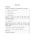 Triết học hy lạp cổ Đại về tư tưởng con người