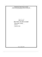 tiểu luận tổ chức sự kiện khai trương quán bún chả cung đình