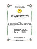 quy luật chuyển hóa từ những sự thay đổi về lượng dẫn đến những thay đổi về chất và ý nghĩa của nó với việc nâng cao chất lượng học tập của sinh viên hiện nay