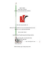 bài thu hoạch diễn án quyết các vụ việc hành chính hồ sơ ls hc 15 da2 người khởi kiện ông bùi quang hải bà đặng thị kim