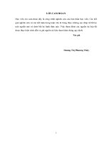 Luận văn thạc sĩ Chuyên ngành Quản lý Tài nguyên và Môi trường: Giải pháp nâng cao hiệu quả kinh tế khai thác các công trình cơ sở hạ tầng nông thôn trong điều kiện biến đổi khí hậu ở tỉnh Bắc Kạn