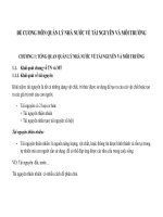 Đề cương mon quản lý nha nước về tai nguyen va moi trường