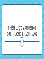 sự phát triển của chiến lược marketing các bước thiết kế chiến lược marketing mục tiêu