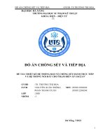 đồ án chống sét và tiếp địa đề tài thiết kế hệ thống bảo vệ chống sét đánh trực tiếp và hệ thống nối đất cho trạm biến áp 11022 kv
