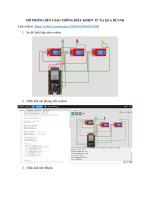 Mô phỏng Đèn giao thông Điều khiển từ xa qua blynk (KMA)
