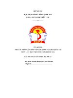 bài tiểu luận kết thúc học phần nhu cầu nhà ở của sinh viên lớp 2205qtna khoa quản trị nhân lực học viện hành chính quốc gia